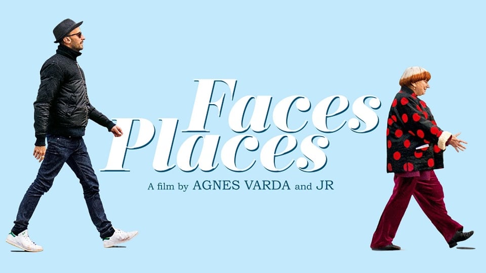 Still image from Faces Places: A Road Trip with Legendary Filmmaker Agnes Varda and Photographer J.R.