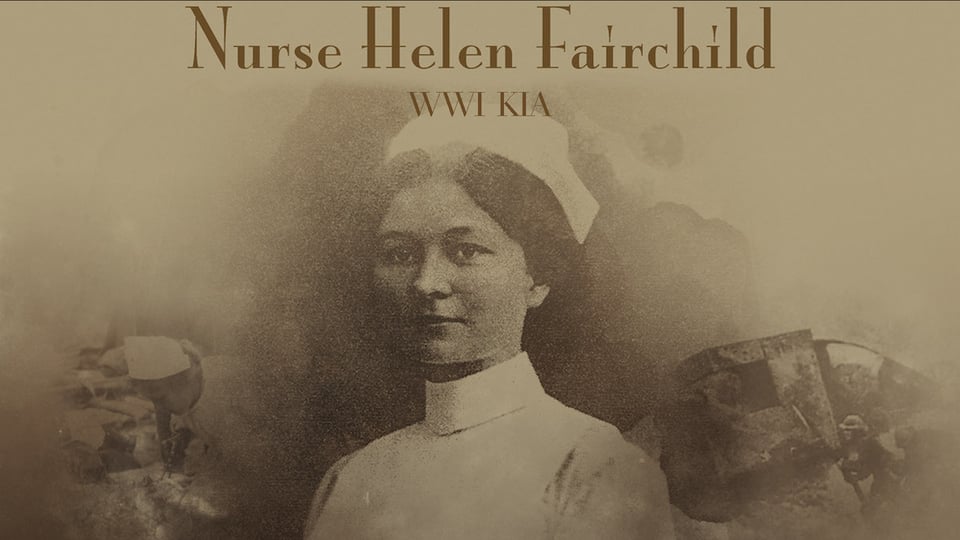 Still image from video Nurse Helen Fairchild