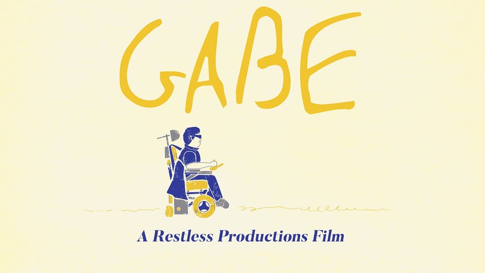 Still image from video Gabe: A Young Man with Muscular Dystrophy Pursues His Dreams