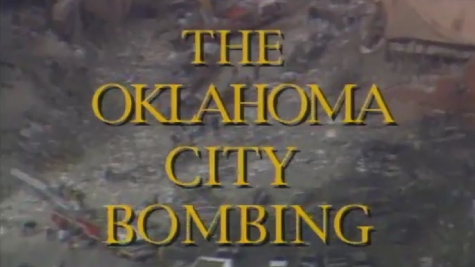 Oklahoma City Bombing - Terrorism in the US