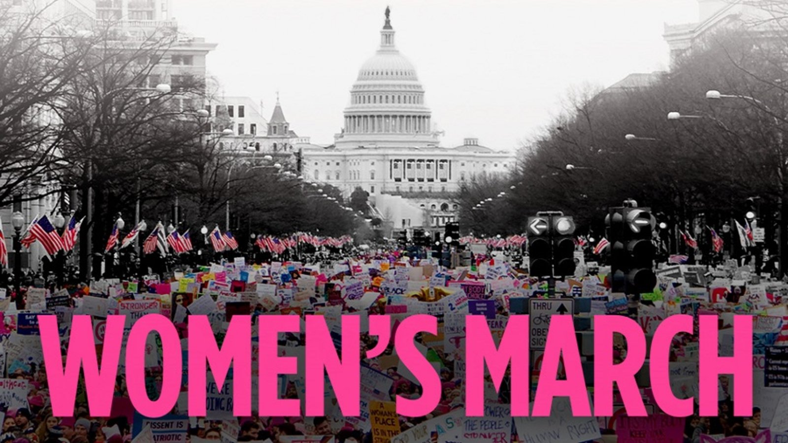 Women's March - Women Protesting for Democracy and Human Rights