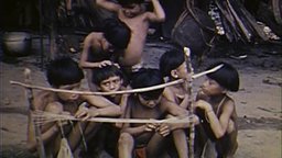 Children Make a Toy Hammock