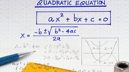 Quadratic Equations - The Quadratic Formula