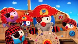 Pirate Hootbeard Loses His Yarr