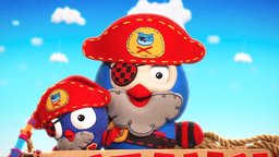 Pirate Mini-Hootbeard's Mini-Treasure Hunt