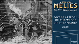 Divers At Work On The Wreck Of The "Maine"