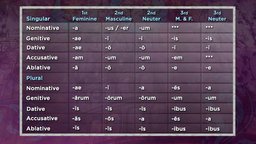 First- and Second-Declension Adjectives