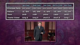 First- and Second-Conjugation Verbs